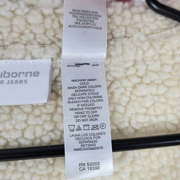 Liz Claiborne  Faux Suede Vest # 269 Size M - Picture 6 of 6